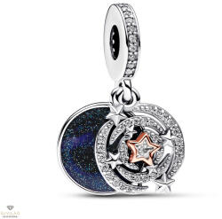 Pandora kéttónusú hullócsillag dupla függő charm - 782975C01