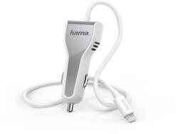 Hama Car Charger, Lightning, Power Delivery (PD), 30 W, white (00183319) - pcone