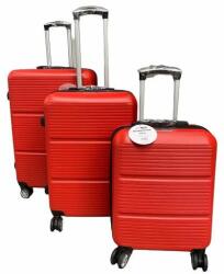 Artland 3 db-os bőrönd szett - piros (WH-BOROND-SZETT-PIROS)
