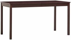 vidaXL sötétbarna fenyőfa étkezőasztal 140 x 70 x 73 cm (283401) - pepita