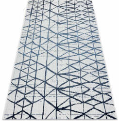 My carpet company kft Szőnyeg COLOR 47278306 SISAL vonalak, háromszögek bézs / kék 120x170 cm (B1380)