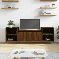 vidaXL barna tölgyszínű szerelt fa TV-szekrény 160x35x55 cm (831339) - vidaxl