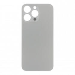 Apple iPhone 15 Pro Max akkufedél (hátlap) ragasztóval, natúr, natural titanium (nagylyúkú verzió, OEM)