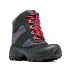 Columbia Youth Rope Tow III Waterproof gyerek téli cipő Cipőméret (EU): 32 / szürke / fekete