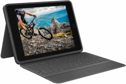 Logitech Rugged Folio 10.9" Apple iPad 10. gen Billentyűzetes tok - Szürke (US) (920-011208)