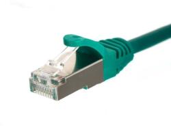 NETRACK patch cable RJ45, snagless boot, Cat 5e FTP, 1m green (BZPAT1FG) - pcone