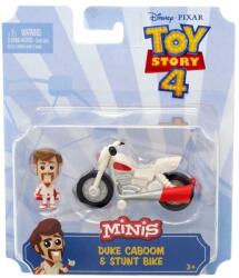 Mattel Toy Story 4 Minifigura járművel - Duke Caboom és kaszkadőr motorja (GCY49/GCY50)