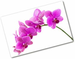 Wallmuralia. hu Üveg vágódeszka Rózsaszín orchidea 80x52 cm