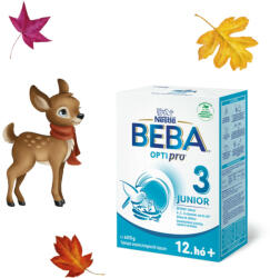 BEBA OptiPro 3 Junior tejalapú anyatej kiegészítő tápszer 12 hó+ (600 g)