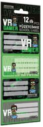 LIZZY CARD Füzetcímke LIZZY CARD BossTeam VR Gamer 12 db címke/csomag (20103)