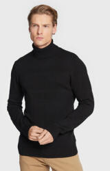 BLEND Bluză cu gât 20714346 Negru Regular Fit