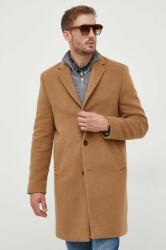 Tommy Hilfiger palton de lana culoarea maro, de tranzitie 9BYX-KPM00Z_82X