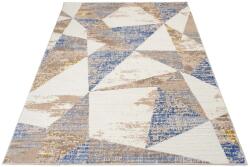 MANDY bézs-barna geometrikus mintás szőnyeg Méret: 80x150 cm (TA76252/A)