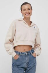 Calvin Klein bluza femei, culoarea bej, neted 9BYX-BLD10G_02X