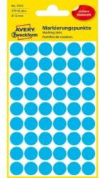 Avery Zweckform Etichete rotunde de 12 mm albastru Avery