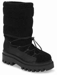 Calvin Klein Jeans Cizme de zăpadă Calvin Klein Jeans Flatform Snow Boot Sherpa Wn YW0YW01195 Triple Black 0GT
