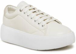 Calvin Klein Sneakers Calvin Klein Bubble Cupsole Lace Up HW0HW01356 Marshmallow/Feather Gray 0K6