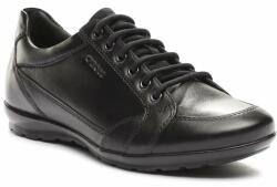 GEOX Pantofi Geox U Symbol D U34A5D 00043 C9999 Black Bărbați