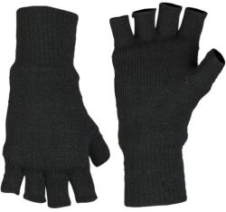 Mil-Tec Mănuși tricotate fără degete Mil-tec Thinsulate, negru