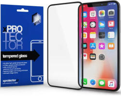 Apple iPhone 7 / 8 / SE (2020) / SE (2022), Kijelzővédő fólia, ütésálló fólia (az íves részre is! ), Tempered Glass (edzett üveg), Xprotector Full 3D, fekete