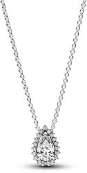 Pandora Szikrázó körte glória collier ezüst nyaklánc - 392832C01-45 (392832C01-45)