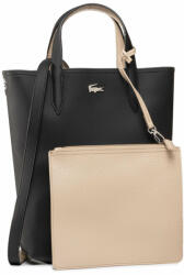 Lacoste Дамска чанта Lacoste Vertical Shopping Bag NF2991AA Black. Warm Sand A91 (Vertical Shopping Bag NF2991AA)