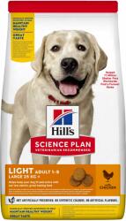 Hill's Hill' s Science Plan Canine Adult Light Large Breed Chicken 2 x 18kg