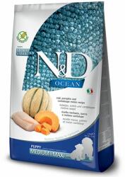 FARMINA NésD dog OCEAN TÖK (GF) kölyök közepes és maxi, tőkehal és sárgadinnye 2 x 12 kg