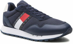 Tommy Jeans Sneakers Tommy Jeans Retro Leather Runner EM0EM01081 Bleumarin Bărbați