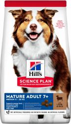 Hill's Hill' s Science Plan Canine Mature Adult 7+ Medium Lamb & Rice 2 x 14kg