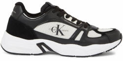 Calvin Klein Jeans Sneakers Calvin Klein Jeans Retro Tennis Laceup Coui YM0YM00793 Black/Creamy White 00W Bărbați