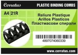 CERRATUS Iratspirál műanyag CERRATUS 51mm fekete - robbitairodaszer