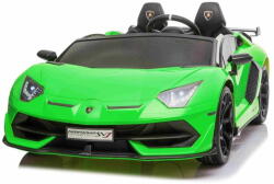 Beneo Lamborghini Aventador 24V elektromos kisautó, LAKKOZOTT, kétszemélyes, 2, 4 GHz távirányító, USB/SD