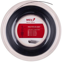 MSV Tenisz húr MSV Focus Hex (200 m) - black