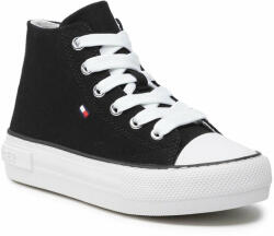Tommy Hilfiger Teniși Tommy Hilfiger High Top Lace-Up Sneaker T3A4-32119-0890 Black 999