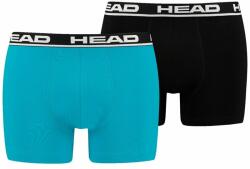 Head Boxer alsó Head Men's Boxer 2P - sky blue/black combo