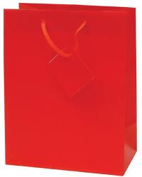 Creative Dísztasak CREATIVE Special Simple M 18x23x10 cm egyszínű piros zsinórfüles - papiriroszerplaza