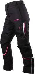 RSA Pantaloni moto pentru femei RSA Wasp negru, alb i roz pentru femei (RSALAWASPBWHP)
