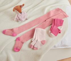 Tchibo 3 kislány harisnyanadrág szettben, rózsaszín 1x rózsaszín, 1x púderrózsaszín, 1x pink 98/104