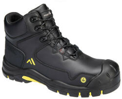 Portwest Apex munkavédelmi bakancs S3S ESD HRO SR SC FO (fekete/sárga 43) (FC18BKY43)