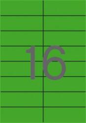 APLI Etikett, 105x37 mm, színes, APLI, zöld, 320 etikett/csomag (01598) - tonerpiac