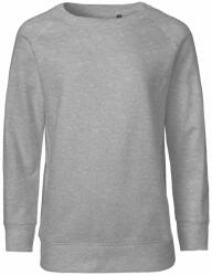 Neutral Gyerek pulóver kapucni nélkül organikus Fairtrade biopamutból - Sportos szürke | 128/134 (NE-O33001-1000278305)