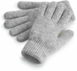 Beechfield Mănuși de iarnă tricotate pufoase - Gri prespălat (B387-1000341626)