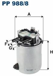 FILTRON filtru combustibil FILTRON PP 988/8 - centralcar
