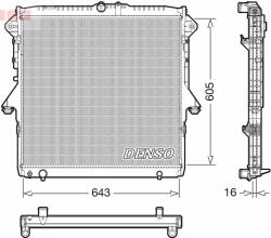 DENSO Radiator, racire motor DENSO DRM10118