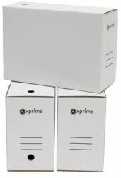 Xprime Set 10 buc Cutii arhivare carton 335 x 240 x 100mm alb (D10203S10)