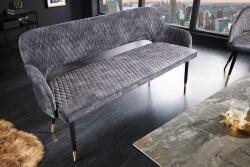 LuxD Design ülőpad Laney 162 cm szürke bársony