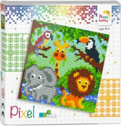 Pixelhobby 44001 Pixel 4 Alaplapos szett - Állatkert (44001)