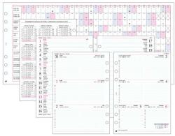 SATURNUS Kalendárium betét, tervező, heti, L , SATURNUS, fehér 2024 (24SL311-FEH) - molnarpapir