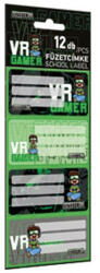 Lizzy Card Füzetcímke LIZZY CARD BossTeam VR Gamer 12 db címke/csomag (20103) - kreativjatek
